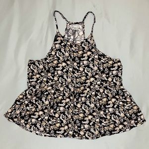 American Eagle Black Spaghetti Strap Tank Size S